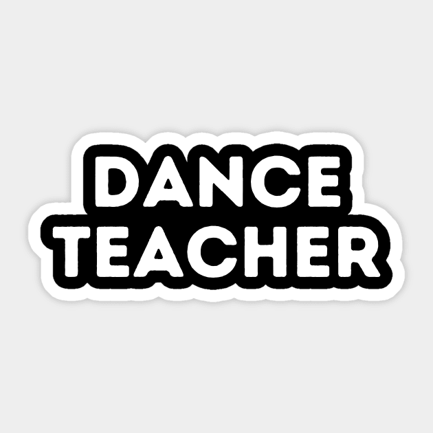 Dance teacher Sticker by Ranumee